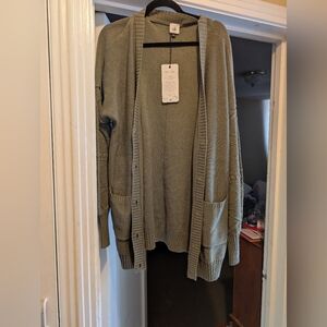 NWT Cabi Olive Green Sweater